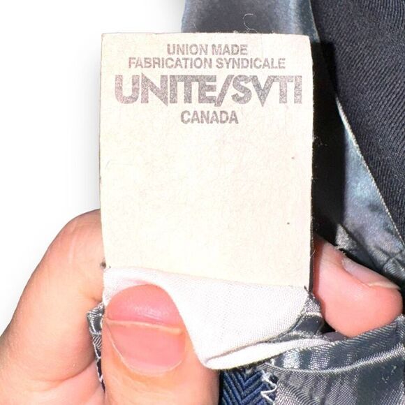 Perlis Charcoal Gray Empire 1917 Wool Sport Coat 42R - Picture 6 of 11